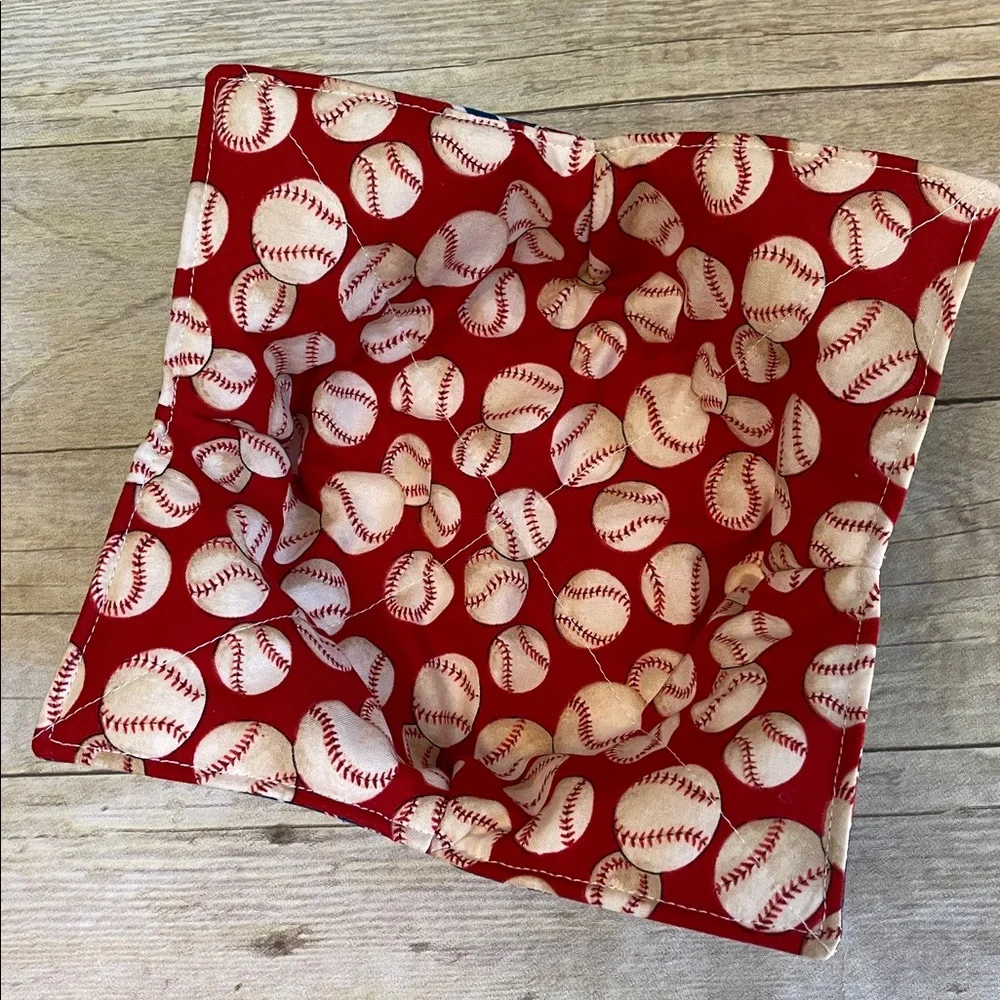 Bowl Cozy Micro/ Ice Cream Reversible Fabric Bowl MLB Cubs
